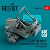 RESKIT RSU48-0319 A-7D Corsair II cockpit (Basic edition with 3D decals) for Hasegawa kit (3D Printed) 1/48